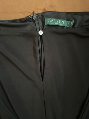 Lauren Ralph Lauren Black Wrap-Front Jumpsuit